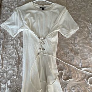 Top Shop criss cross t shirt